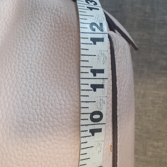 J.crew bristol  pebble pale pink  leather women's  satchel handbag - Picture 14 of 17